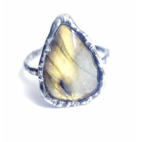 Labradorite Crystal Ring - Picture 6 of 12